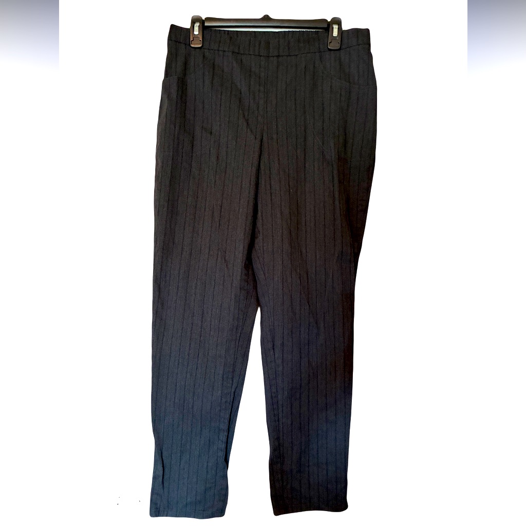 White Stag Women's Grey Pinstripe Trousers